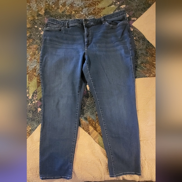 Chaps Straight Leg Jeans, Size 22W - Picture 3 of 7